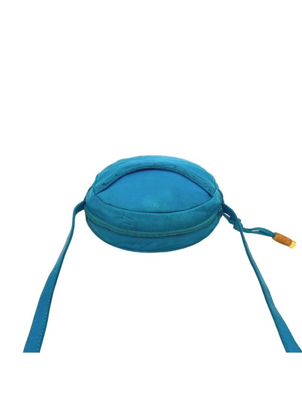 Loewe Anagram Logo Nappa Leather Mini Shoulder Bag Pochette Turquoise Blue - Picture 4 of 10